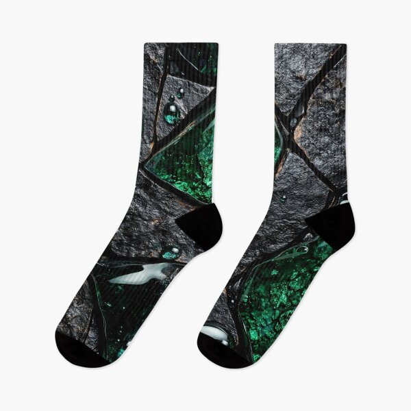 Item preview, Emerald Glass Stone designed and sold by Kaleidoscope Print.