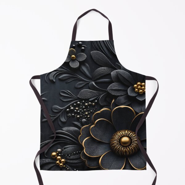 Item preview, Noir Gold Blossom designed and sold by Kaleidoscope Print.