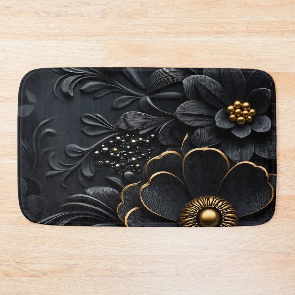 Item preview, Noir Gold Blossom designed and sold by Kaleidoscope Print.