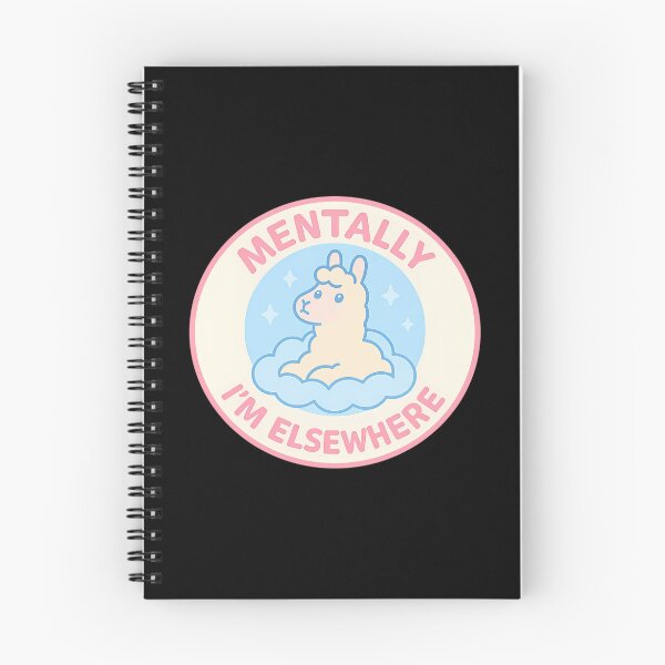 Item preview, Mentally I Am Elsewhere Llama Unicorn designed and sold by kbqnnxyejt32.