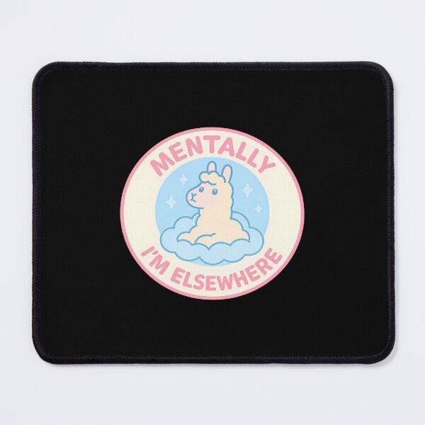Item preview, Mentally I Am Elsewhere Llama Unicorn designed and sold by kbqnnxyejt32.