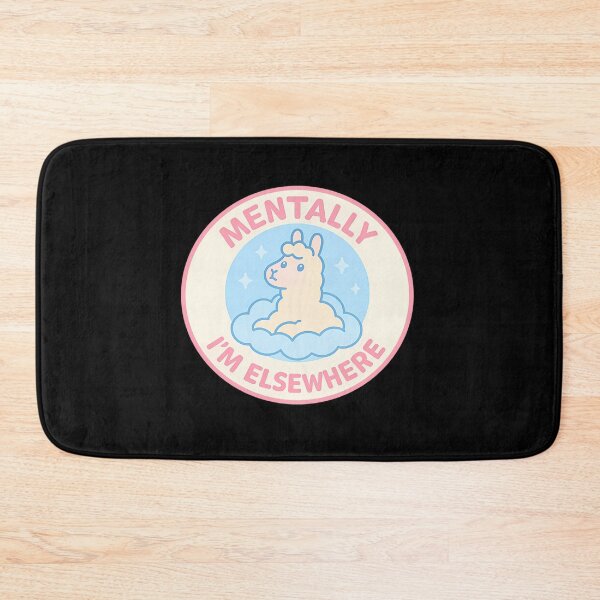 Item preview, Mentally I Am Elsewhere Llama Unicorn designed and sold by kbqnnxyejt32.