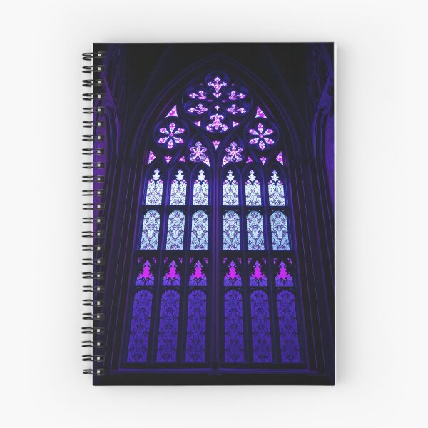 Item preview, Blue and Violet Stained Glass Castlecore designed and sold by Sachie's Studio.