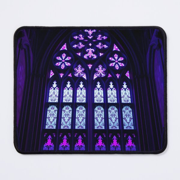 Item preview, Blue and Violet Stained Glass Castlecore designed and sold by Sachie's Studio.