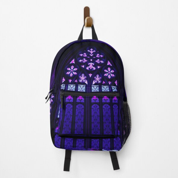 Item preview, Blue and Violet Stained Glass Castlecore designed and sold by Sachie's Studio.