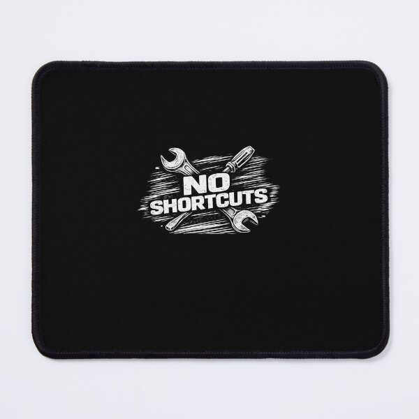 Item preview, No Shortcuts Mechanic Sticker | Garage Life Builder Work Ethic Design designed and sold by Wolf Garage.