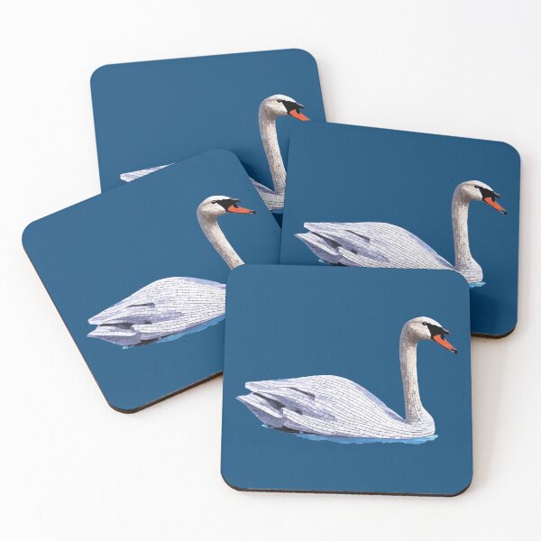 Item preview, swan mosaic designed and sold by designmari.