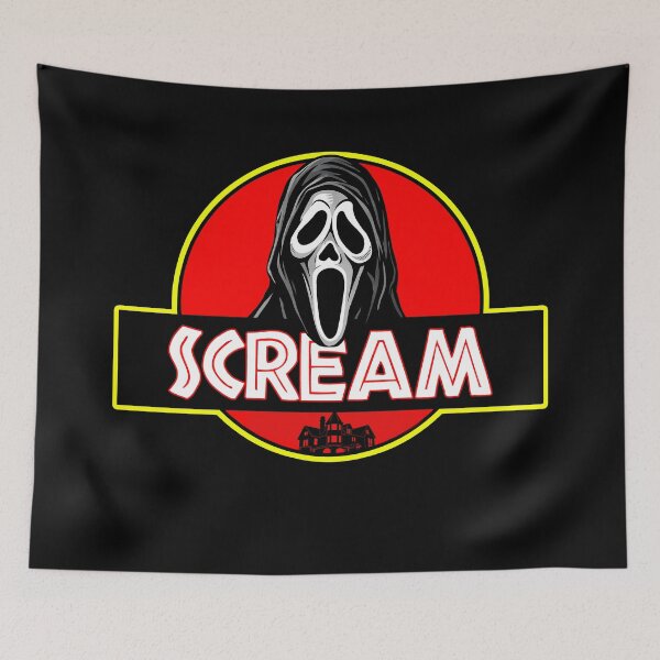 Item preview, ghostface logo killer face scary movie  designed and sold by Blck-Acid-Devil.