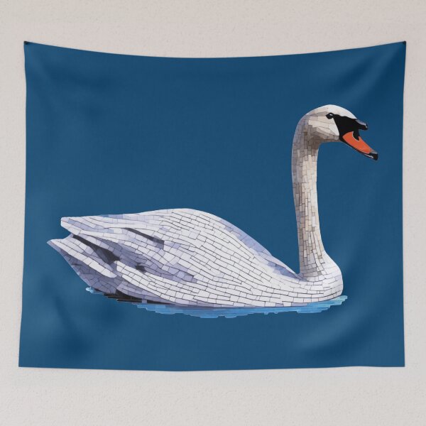 Item preview, swan mosaic designed and sold by designmari.
