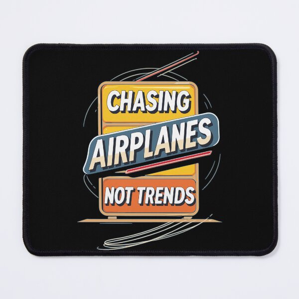 Item preview, Chasing Airplanes Not Trends | Vintage Avgeek Plane Spotting designed and sold by philippo artworks.