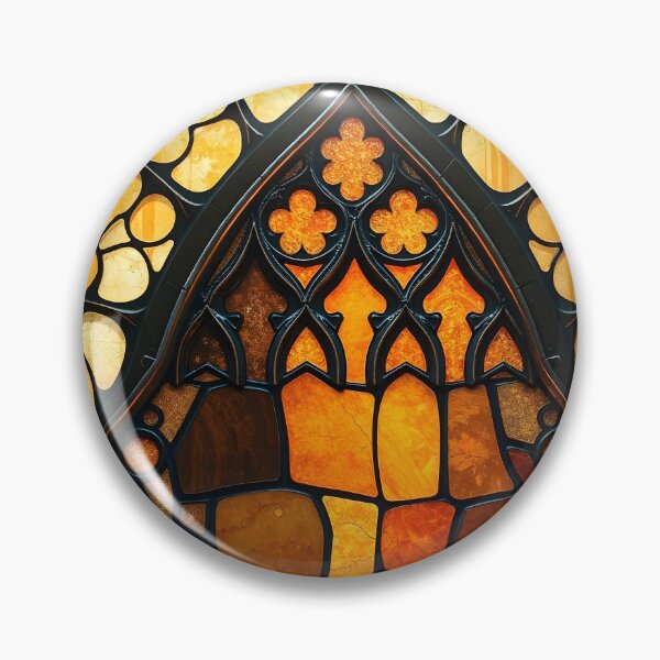 Item preview, Amber Stained Glass designed and sold by Sachie's Studio.