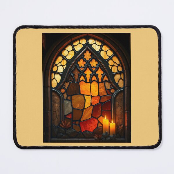 Item preview, Amber Stained Glass designed and sold by Sachie's Studio.