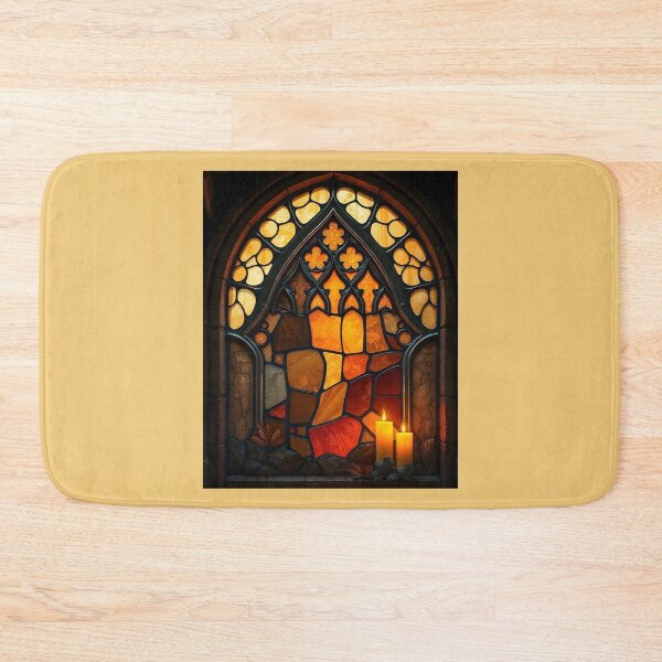 Item preview, Amber Stained Glass designed and sold by Sachie's Studio.
