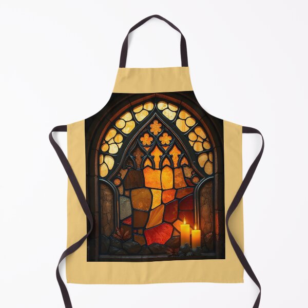Item preview, Amber Stained Glass designed and sold by Sachie's Studio.