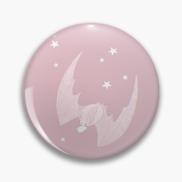 Item preview, pink little long-eared bat designed and sold by mooonhannah.