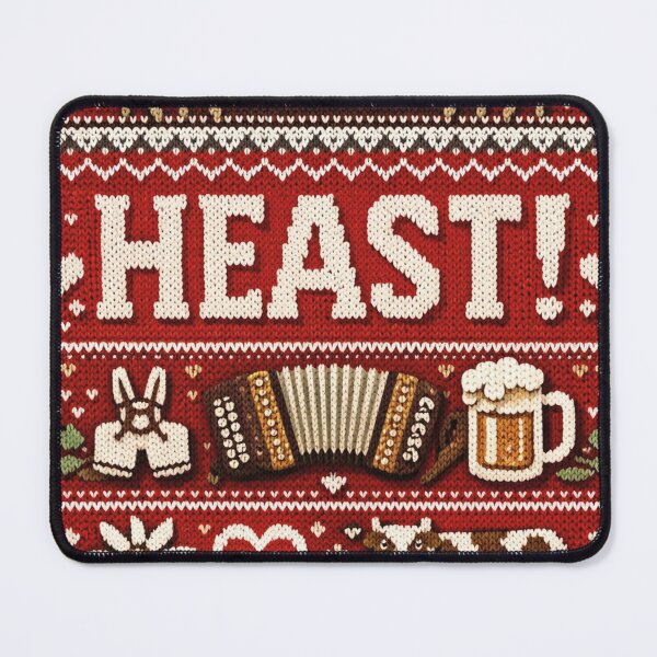 Item preview, Hey! Austrian humor in a traditional knitwear design look designed and sold by Mauswohn.