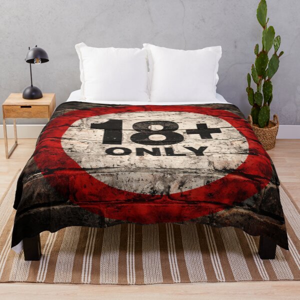 Item preview, 18+ Only Wall Sign designed and sold by Kaleidoscope Print.