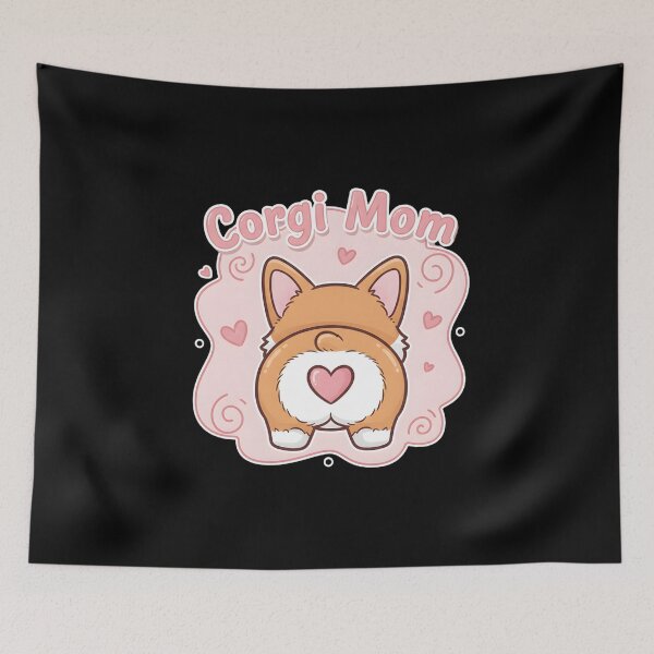 Item preview, CORGI MOM Corgi Doggy Mom - Cute Corgi Butt with Heart - Dog Mom Gift designed and sold by Jt41.