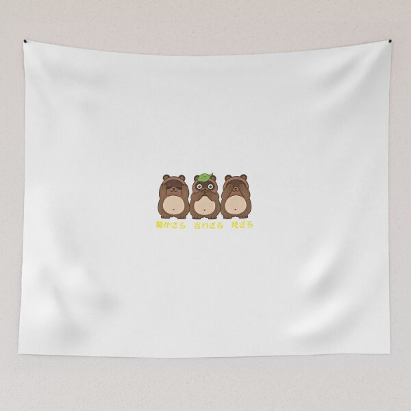 Item preview, Three wise civet cats designed and sold by Word_To_Word_Designs.