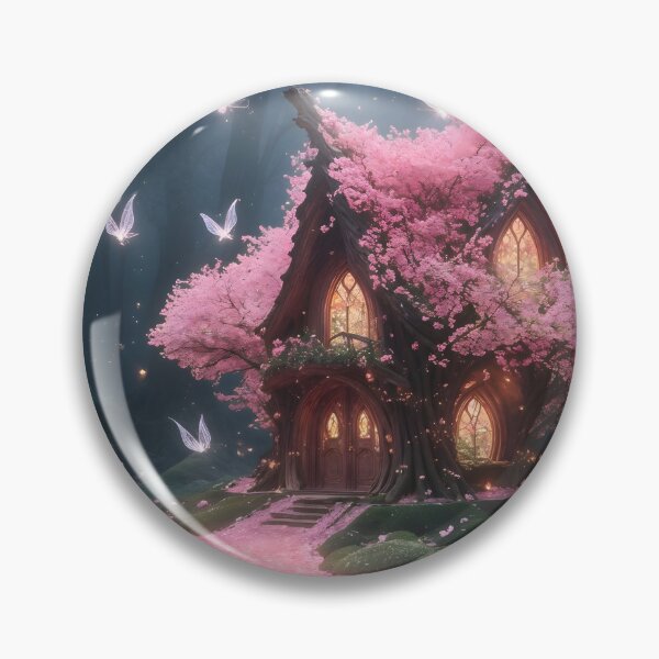Item preview, Cherry Blossom House Enchanted designed and sold by Sachie's Studio.