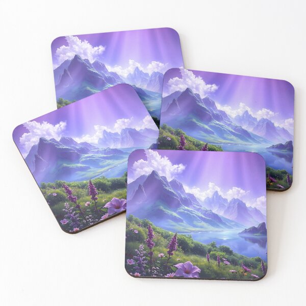 Item preview, Violet Landscape designed and sold by Sachie's Studio.
