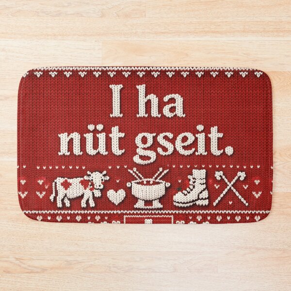 Item preview, I said nothing – Swiss knitting design designed and sold by Mauswohn.