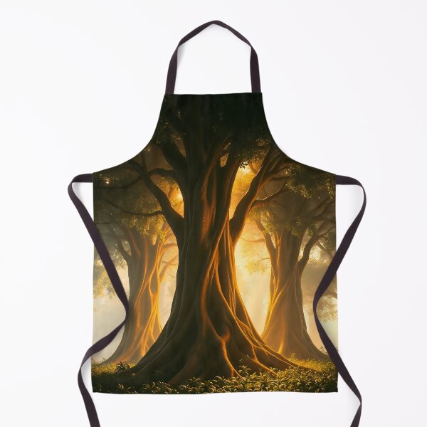 Item preview, Orange Glow Forest Landscape designed and sold by Sachie's Studio.