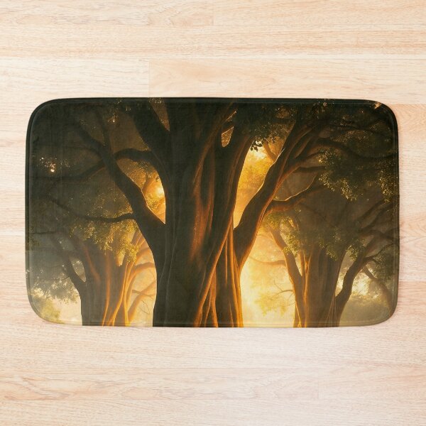 Item preview, Orange Glow Forest Landscape designed and sold by Sachie's Studio.