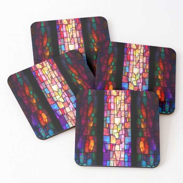 Item preview, Triptych Stained Glass designed and sold by Sachie's Studio.