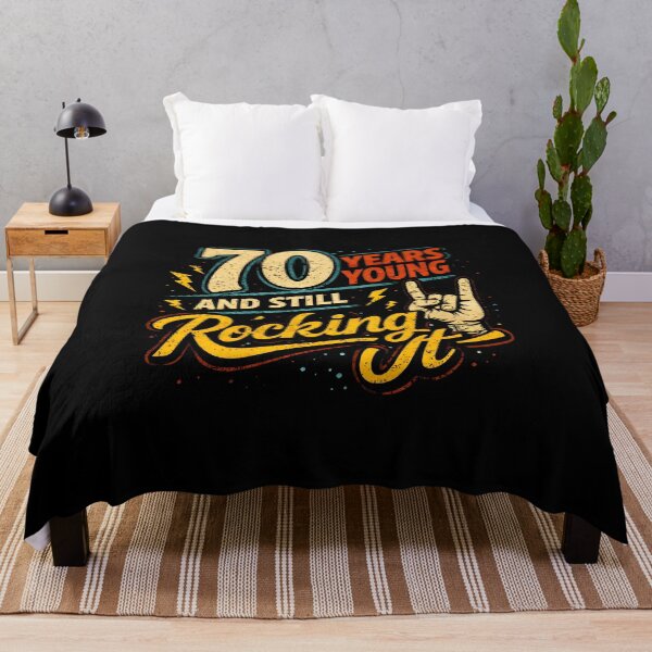 Item preview, 70 Years Young And Still Rocking It designed and sold by JODYSMORGAN.