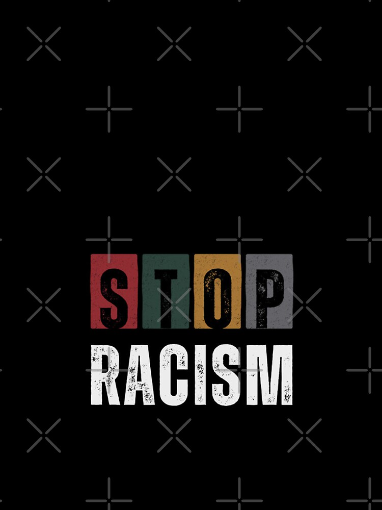 Thumbnail 4 of 4, iPhone Case, Stop Racism Retro Typography Statement Design designed and sold by Confused-Store.