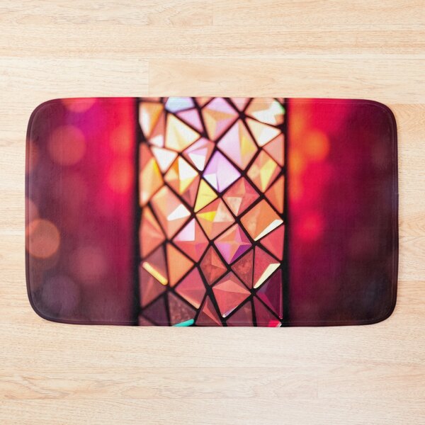 Item preview, Pink Bokeh Stained Glass designed and sold by Sachie's Studio.