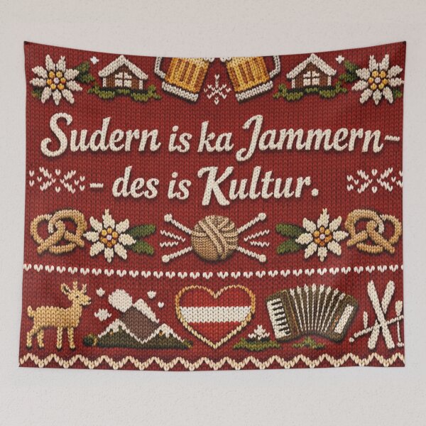 Item preview, Suern is ka Jammern – Austrian Culture Design designed and sold by Mauswohn.