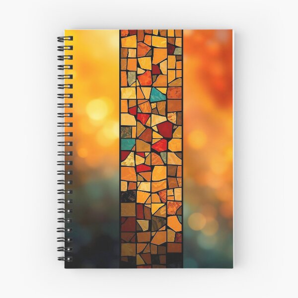 Item preview, Orange Bokeh Stained Glass designed and sold by Sachie's Studio.