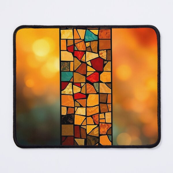 Item preview, Orange Bokeh Stained Glass designed and sold by Sachie's Studio.