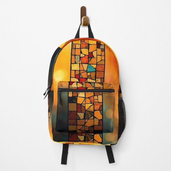 Item preview, Orange Bokeh Stained Glass designed and sold by Sachie's Studio.