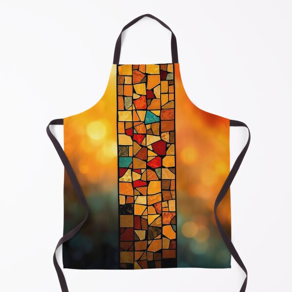 Item preview, Orange Bokeh Stained Glass designed and sold by Sachie's Studio.
