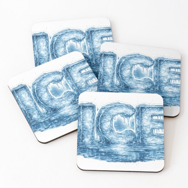 Item preview, ICE – Melting Ice Typography Design designed and sold by JordanInk Studio.