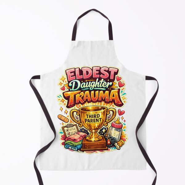 Item preview, Eldest Daughter Trauma – Third Parent Trophy Humor Design designed and sold by StrayaDesign.