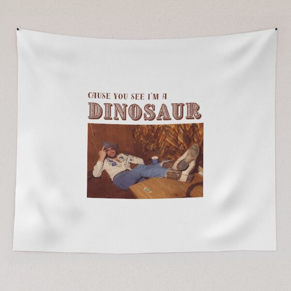 Item preview, Cause You See I'm A Dinosaur, Retro Comfort Western, Southern Boho Hippie , Funny Cowboy, Country Music designed and sold by thompsonui.