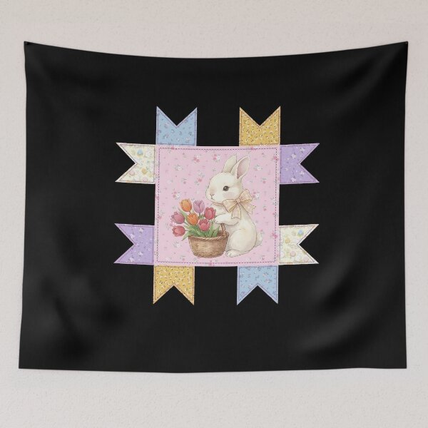 Item preview, Quilted Patchwork Easter Bunny designed and sold by Nemethadrian.