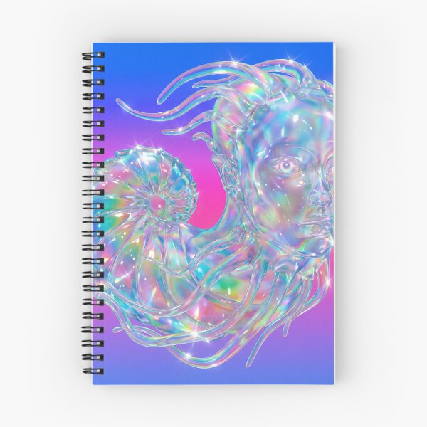 Item preview, Holographic Rainbow Face Nautilus Dream Art designed and sold by maboroshilab.