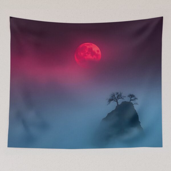 Item preview, Blood Moon Landscape designed and sold by Sachie's Studio.