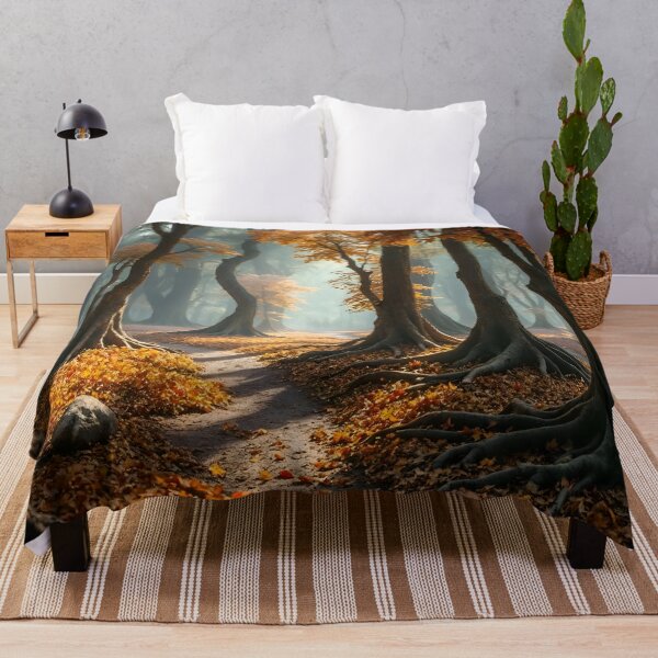 Item preview, Paisaje de bosque otoñal designed and sold by Sachie's Studio.