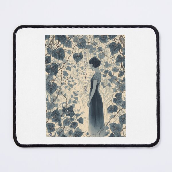 Item preview, DEEP DEW - Sugita Hisajo Haiku Bijinga Japanese Kanji Art designed and sold by KanjiShokunin.