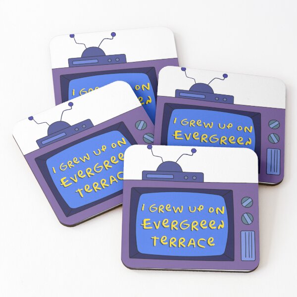 Item preview, I Grew Up on Evergreen Terrace designed and sold by Surreal Cereal.