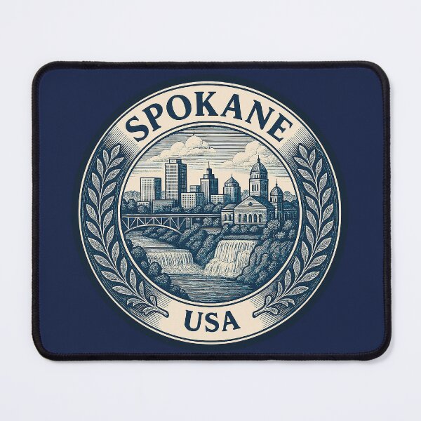 Item preview, Spokane USA Travel  designed and sold by Thistle-TShop.