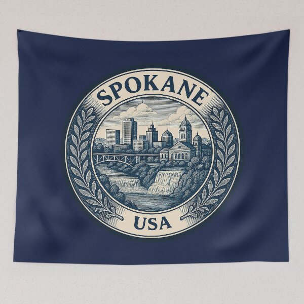 Item preview, Spokane USA Travel  designed and sold by Thistle-TShop.