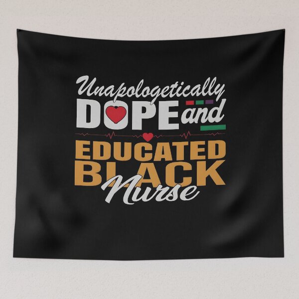 Item preview, Unapologetically Black Nurse designed and sold by Nemethadrian.