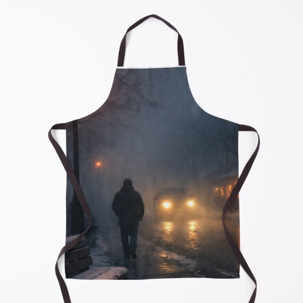 Item preview, Red Streetlight in the Fog designed and sold by PixelVibe782.